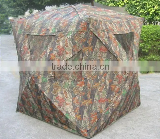 Camouflage duck hunting blind tent