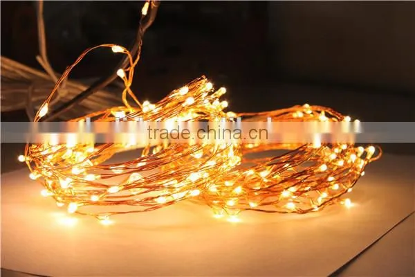 warm white string led christmas lights with remote