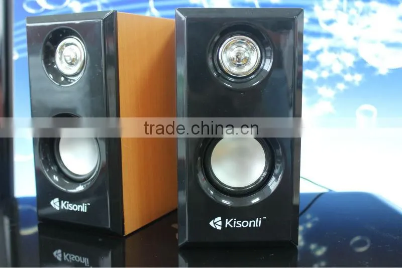 China Manufacturer Modern Wooden Speaker Stands for Laptop Computer