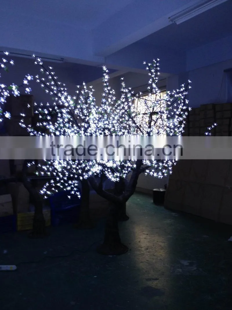Best Selling Waterproof Colorful Landscape Cherry Flower Led Tree Lights