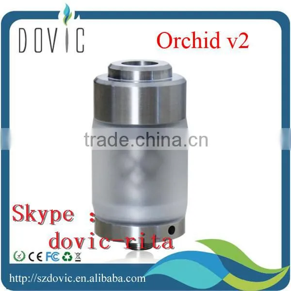 Clear tube bottom feeding design orchid atomizer orchid v2