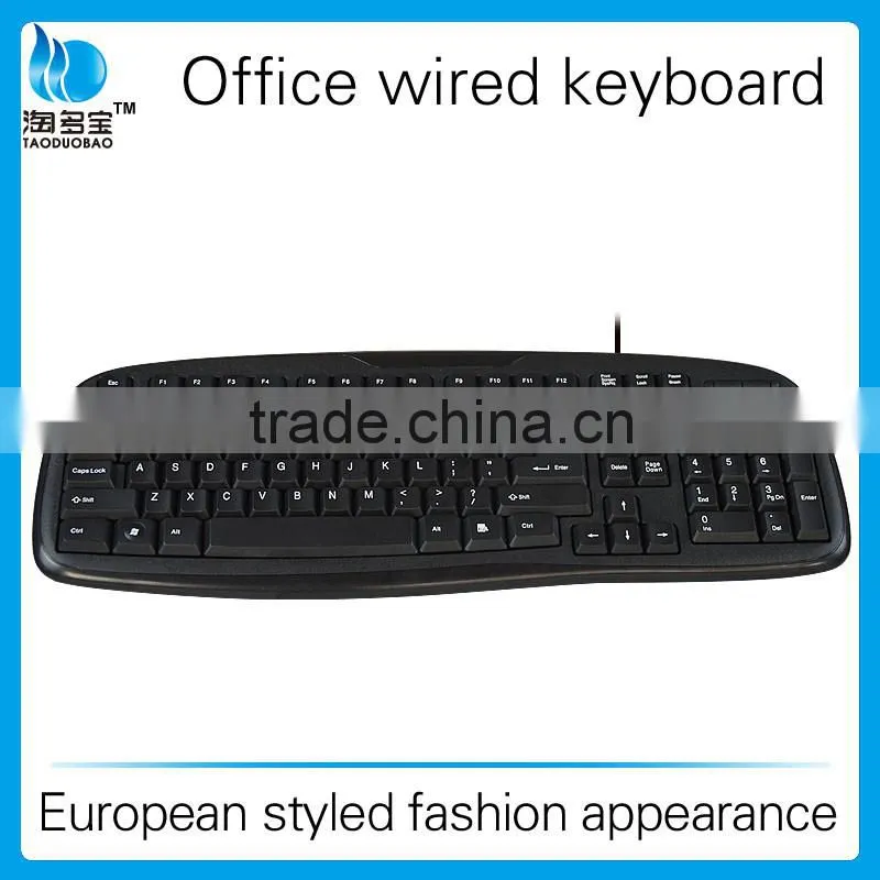 Shenzhen 11 years directly sale wired waterproof keyboard for laptop