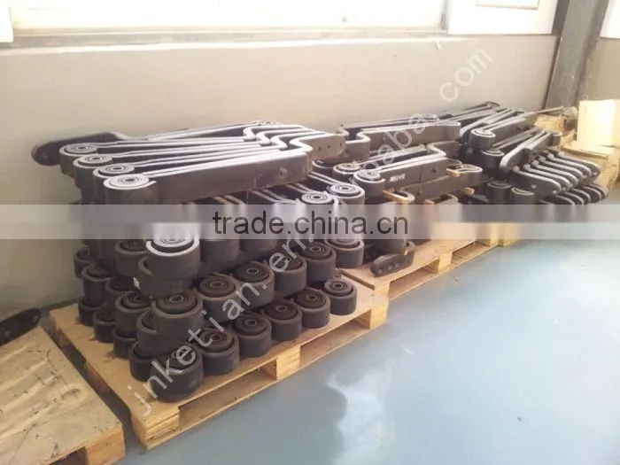 Semi trailer air bag suspension systems with lifting part