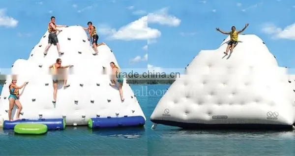 Commercial Cheap Water Iceberg / Hot Inflatable Water Iceberg Toys Games