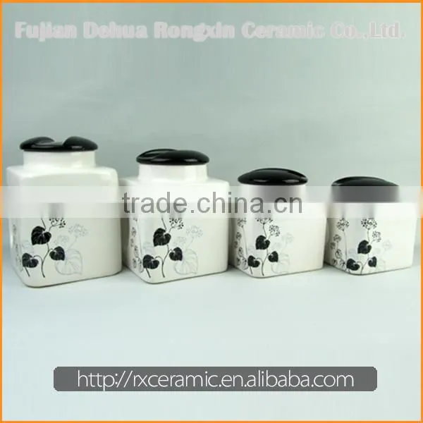 Wholesale Low Price High Quality white ceramic condiment set
