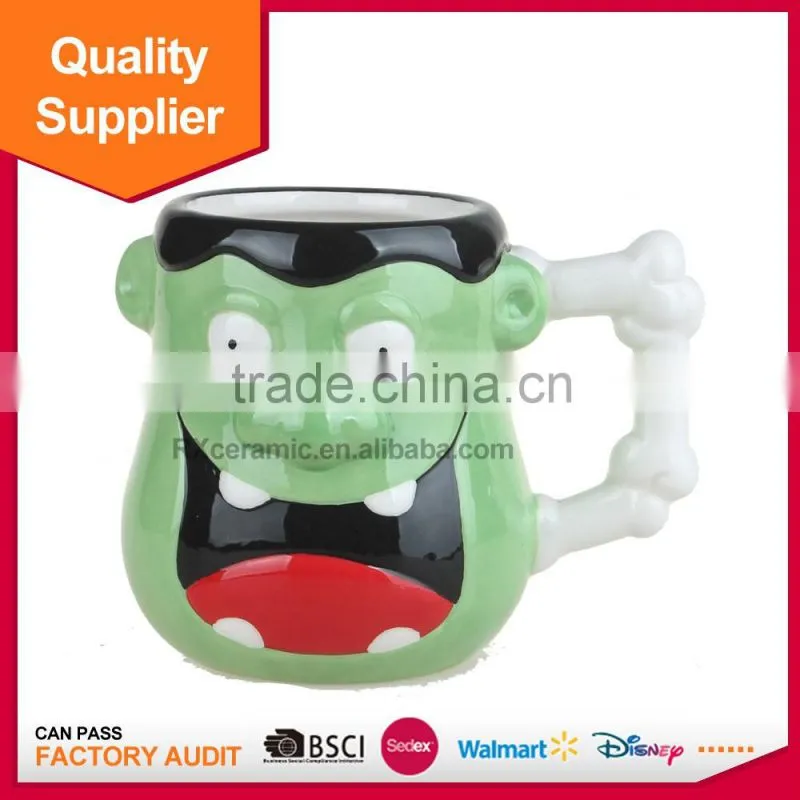 Eco-Friendly Halloween hand-painted ceramic creative pumpkin mugs