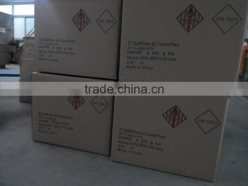 promotional gift cigar match with good quanlity and customize logo hotstamping