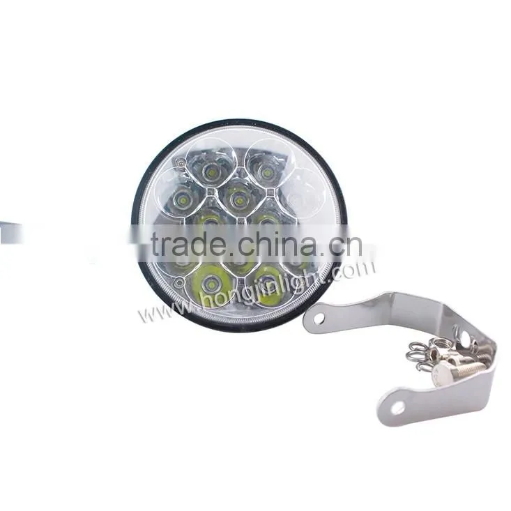 Round 6 inch 36W High-low Beam 2700lm truck 12v led tractor for Jeep Tractor lamp Offroad LED Driving Light