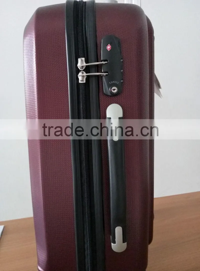 Vintage Hard ABS rotatable quality trolley luggae set
