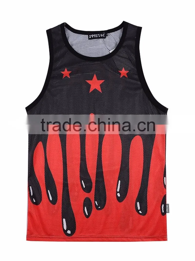 2016 hot sale new arrival printed box lacrosse jerseys/vest