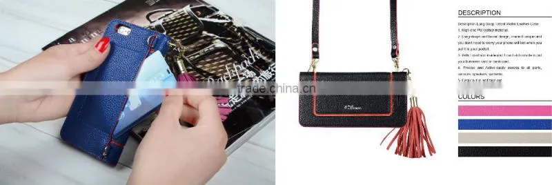 C&T Slider Card Slots leather flip wallet case for samsung galaxy j7