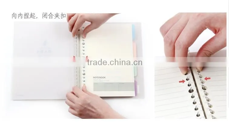Many Colors Wholesale Notebook Paper Loose Leaf Notebook