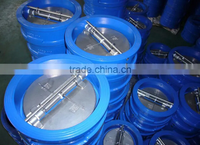 ductile iron dual-plate wafer check valve