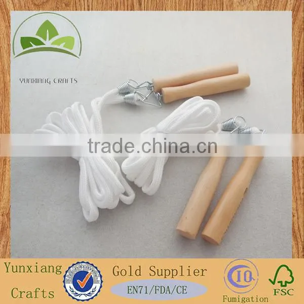 Custom wooden handle for jumping rope , wooden cotton rope handle