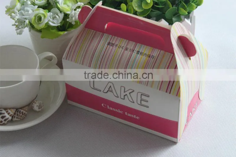 Custom kraft paper cake box small packaging box food paper box in Guangzhou
