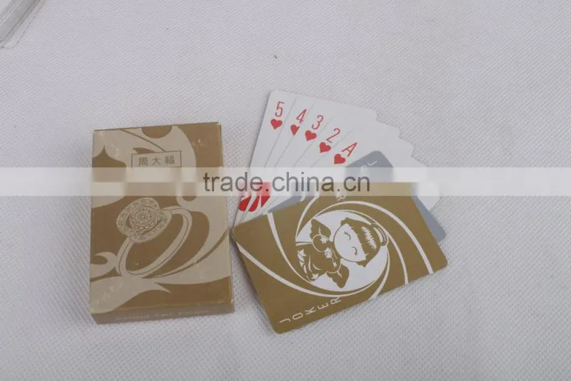 Custom ring printed playing cards cheap poker cards for promotion