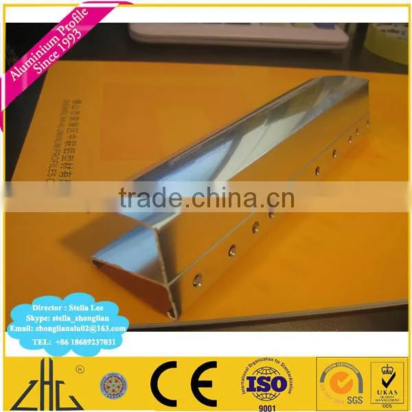 Wow! Aluminium profile for scaffold, sectional door,showercase,school boards/polishing aluminium profile for sliding shower door