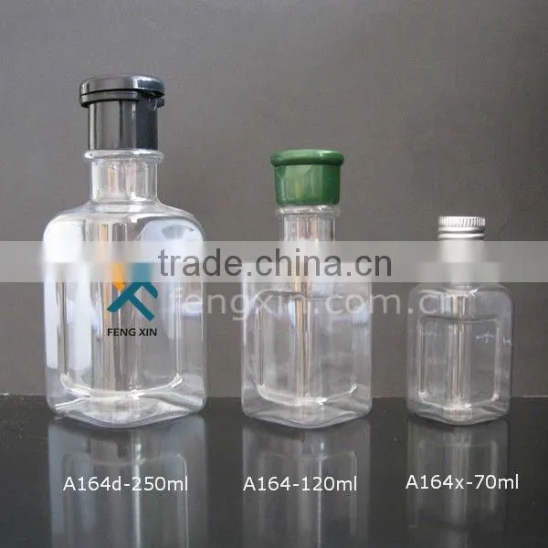 50ml PET clear plastic bottle with foam lotion pump