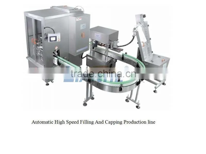 automatic linear liquid filling machine/ servo motor control piston piston filling machine