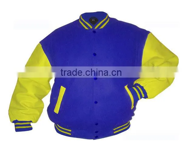 High quality hot sale mens winter leather bomber jacket