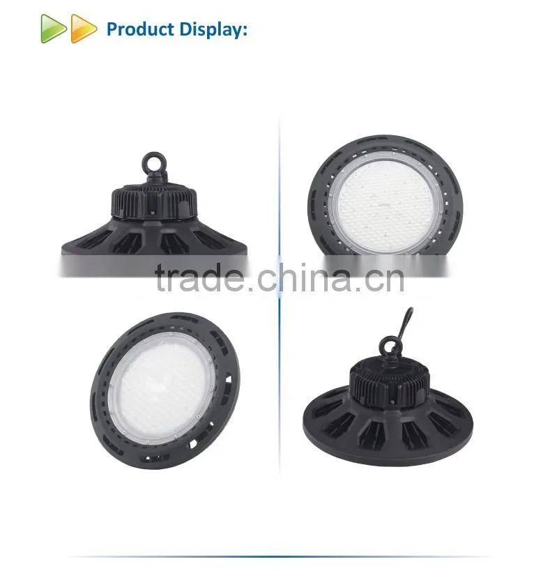 160W IP65 outdoor UFO high bay light with Taiwan Mean Well Driver