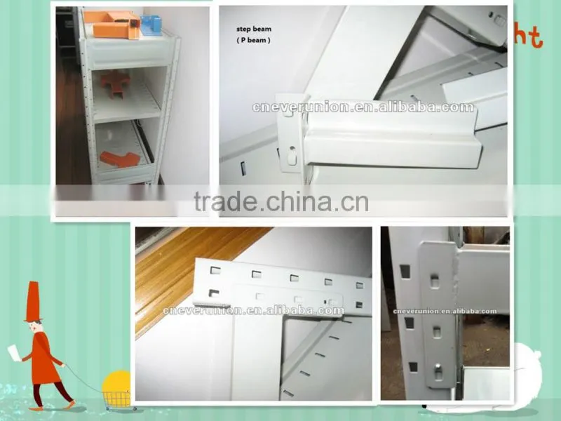 300kg loading capacity medium duty steel shelving