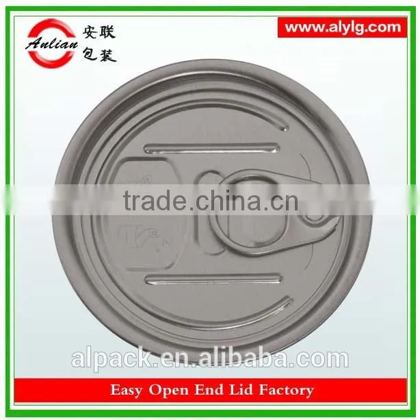 China Newest Design Full Aperture Style Milk Powder Aluminum Easy Open Peel Off End