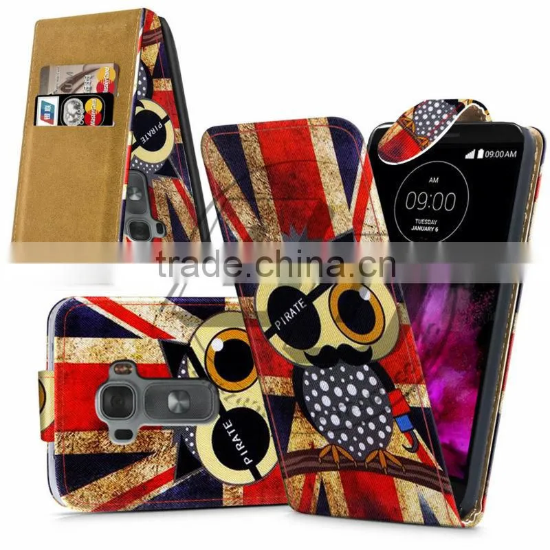 For LG G Flex 2 High Quality Print Flip PU Leather Case Cover Moible Phone Case