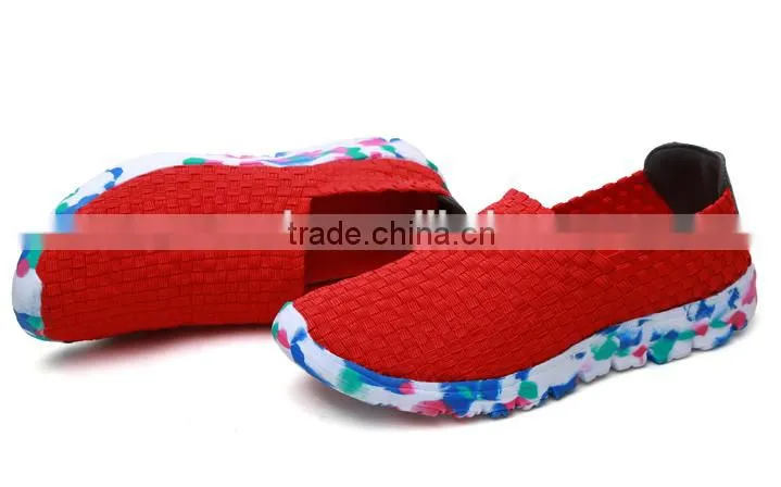 Fashion men's woven shoes , casual sport shoes