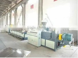 Wood plastic fencing machine / plastic machine extruder