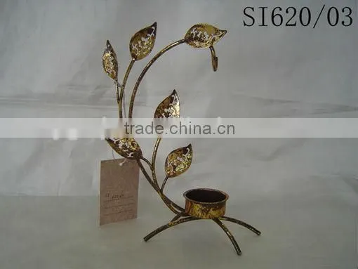 metal antique candle holder