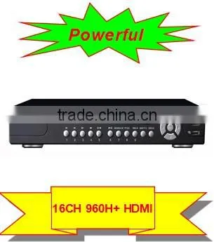 High quality 16CH h.264 DVR with HDD up to 6TB