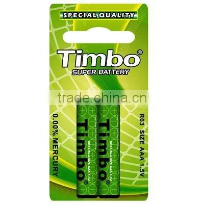 zinc carbon battery size c 1.5v R14P/R03P/R6P/R20P