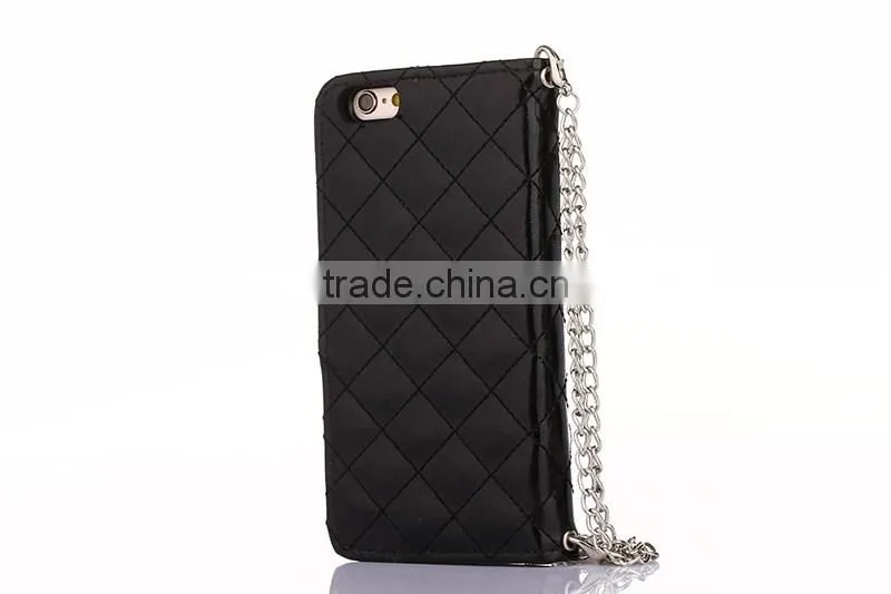 Luxury charm leather handbag wallet purse cover case for iphone6s