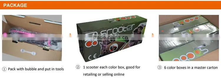 New year gift 3 big PU wheel foldable CE EN71maxi micro wholesale kids kick scooter fairing