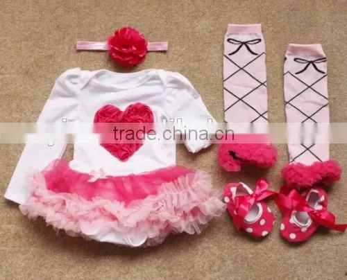Baby Girls Tutu Skirt Sets Hair Bands Dress Socks Shoes Tutu Skirt Sets
