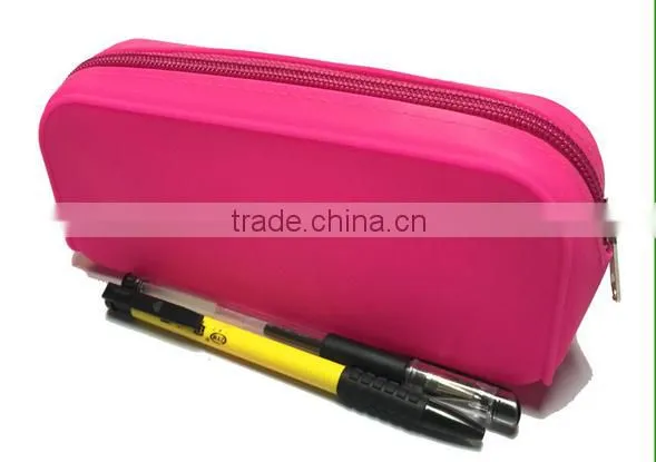 2015 New study tool,office gadget silicone pencil case ,pencil bag