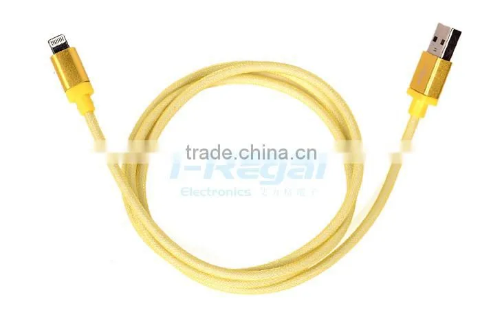 HOT Aluminum sell double side drawing usb cable for mobile phone