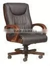 Big size Boss wooden swivel chair