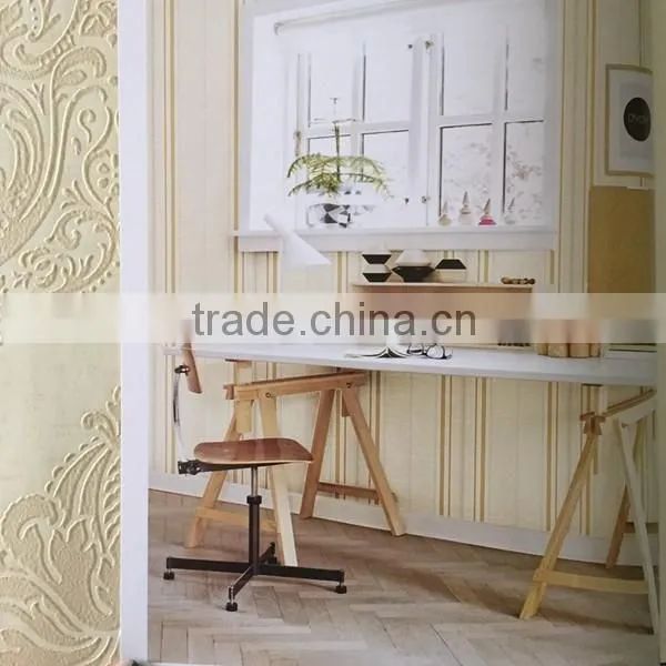 non woven construction material oem flower wallpaper