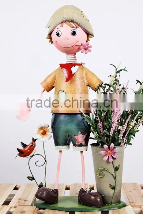 Metal Doll Garden decoration