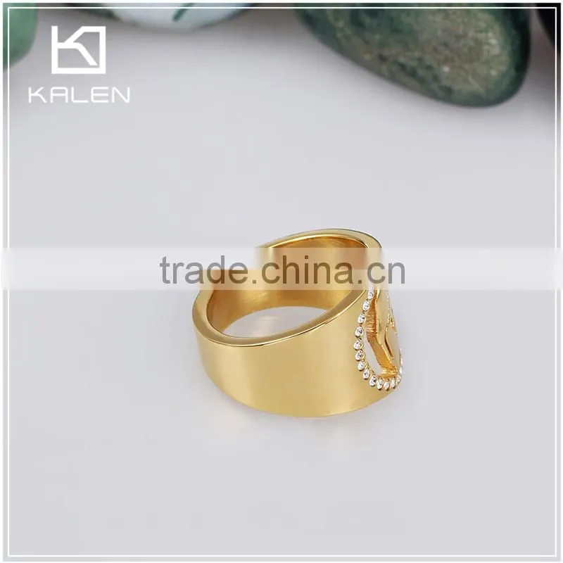 Kalen hot sale fancy gold dubai engagement ring price designs