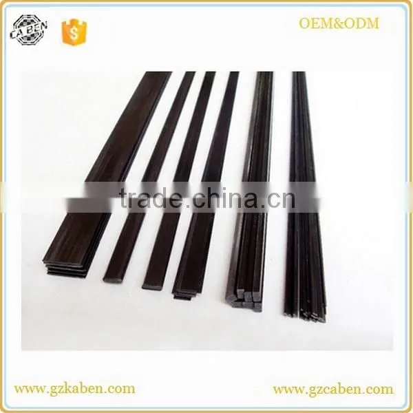 Carbon fiber pultruded strip / bar/ flat - 10mm x 1mm x 1000mm