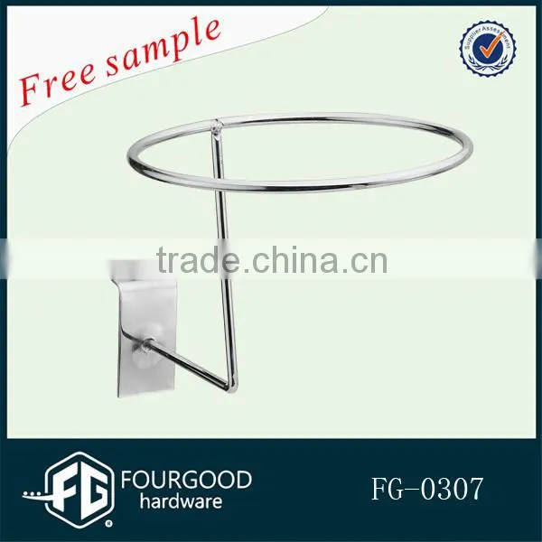 Shop display used metal chrome wire balls rack