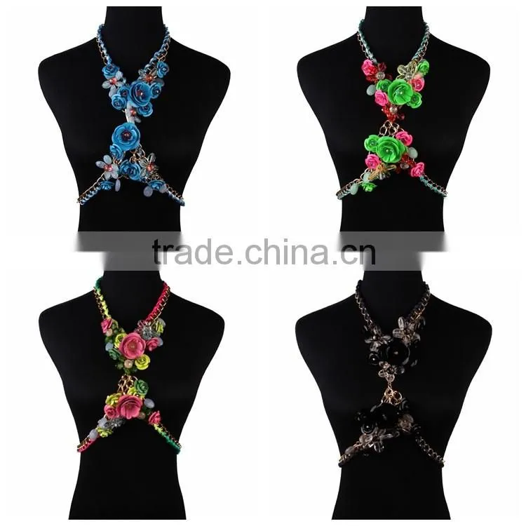 Crystal sexy waist belly chain body jewelry body chain