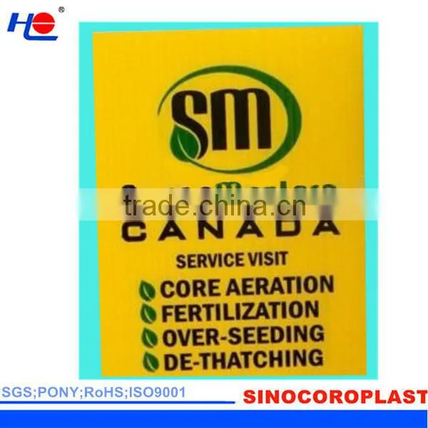 heat resistance PP blue anti-corrosion signboard