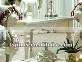 modern MDF marble top square coffee table