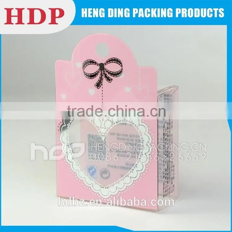 factory offer customized folding plastic packaging box