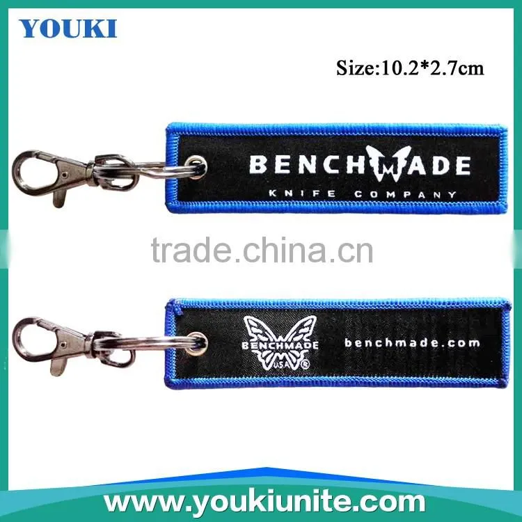 Hot Selling Key Ring Type And Embroidery Keychain YKLP-2009