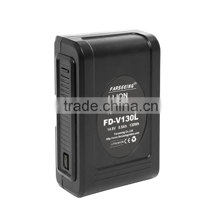 Broadcasting camcorder multi-function high capacity battery 13000mAh V190L with 4 voltage output for Sony Pansonic
